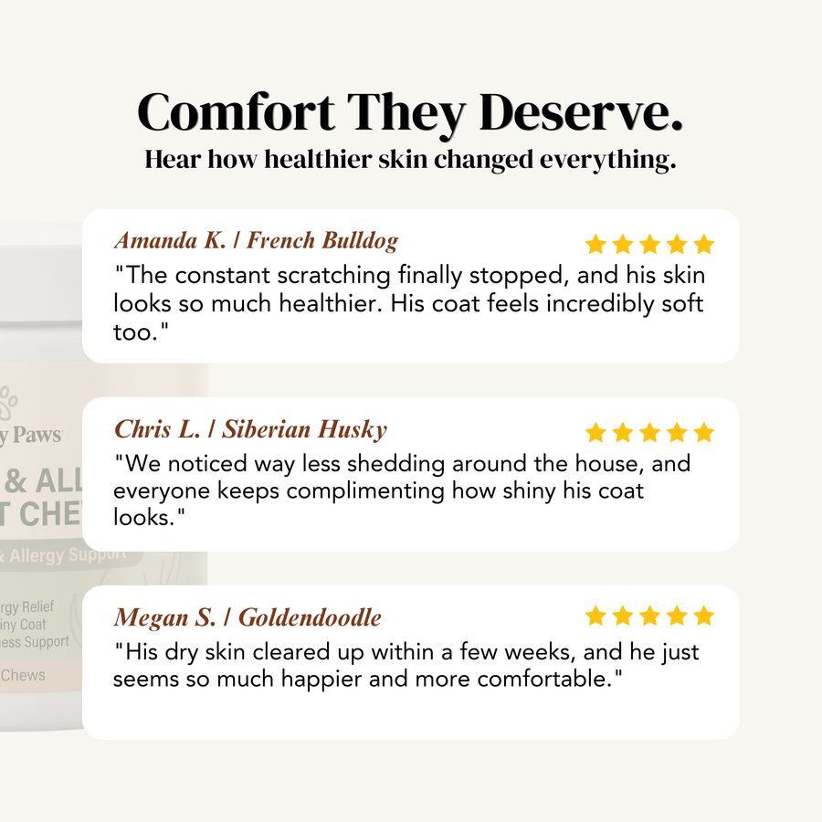 Healthy Paws- Skin, Coat & Allergy Support